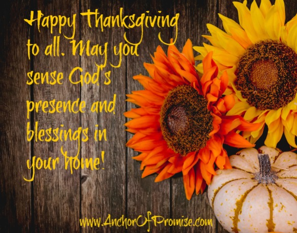 Happy Thanksgiving - Anchor Of Promise